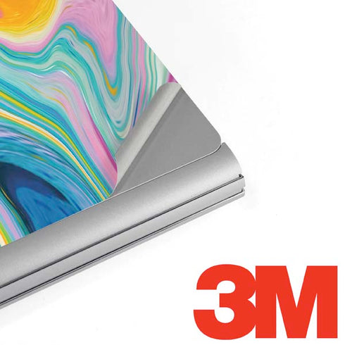 Etta Vee Rainbow Marble Surface Book 2 13.5in Skin